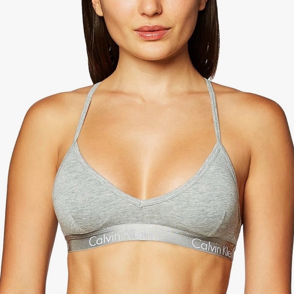 Calvin Klein Underwear Light Gray Bralette